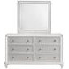 Stardust White Rectangular Dresser Mirror