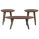 Nicco Walnut 3 Piece Occasional Table Set