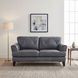 Thierry Burnish Gray Loveseat