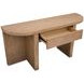 Silveroak Golden Oat Demilune Sofa Table