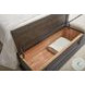 Hickory Creek Brown Velvet California King Storage Panel Bed
