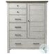Timber Ridge Weathered Washed Sierra 6 Drawer Chifferobe