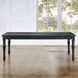 Odessa Black 66" Extendable Rectangular Dining Table