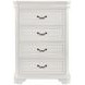 Lyndhurst Vintage White and Beige Upholstered Storage Sleigh Bedroom Set