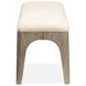 Braelyn Beige Upholstered Dining Bench