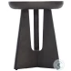 Nala Black Nickel Side Table