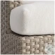Trieste Pampas And Cream Outdoor Swivel Chair
