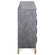 Symmetry Gray Upholstered Panel Bedroom Set