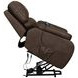 Brookings Brown Power Lift Recliner with Heat and Massage