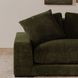 Plunge Dark Green 2 Piece Modular Sectional with Pillows
