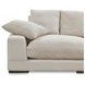 Plunge Cappuccino 3 Piece Modular Large Sectional with Pillows