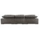 Plunge Charcoal 3 Piece Modular Large Sectional with Pillows