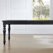 Odessa Black 66" Extendable Rectangular Dining Table