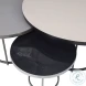 Bonfield Nickel And Black Cocktail Table