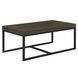 Yukon Brown Rectangular Nesting Coffee Table with 2 Stools