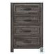 1457 Antique Grey And White Drawer Chest