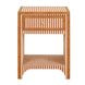 Kora Terracotta 1 Drawer Open Nightstand