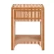 Kora Terracotta 1 Drawer Open Nightstand