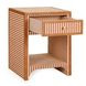 Kora Terracotta 1 Drawer Open Nightstand