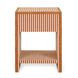 Kora Terracotta 1 Drawer Open Nightstand