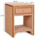 Kora Terracotta 1 Drawer Open Nightstand