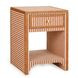 Kora Terracotta 1 Drawer Open Nightstand