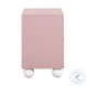 Tori Motif Mauve Nightstand