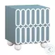 Tori Motif Blue Nightstand