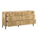 Brandyss Natural Burl 7 Drawer Dresser