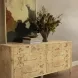Brandyss Natural Burl 7 Drawer Dresser