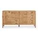 Brandyss Honey Burl 7 Drawer Dresser