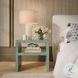 Derry Blue Capiz Shell 1 Shelve Nightstand