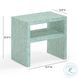 Derry Blue Capiz Shell 1 Shelve Nightstand