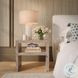 Derry Lavender Capiz Shell 1 Shelve Nightstand
