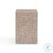 Derry Lavender Capiz Shell 1 Shelve Nightstand