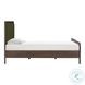 Hella Forest Green Velvet King Upholstered Bed