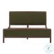 Hella Forest Green Velvet King Upholstered Bed