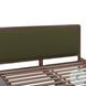 Hella Forest Green Velvet King Upholstered Bed