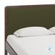 Hella Forest Green Velvet Queen Upholstered Bed