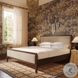 Hella Taupe Velvet King Upholstered Bed