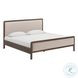 Hella Taupe Velvet King Upholstered Bed