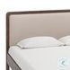 Hella Taupe Velvet King Upholstered Bed