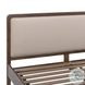 Hella Taupe Velvet King Upholstered Bed