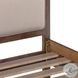Hella Taupe Velvet King Upholstered Bed