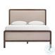 Hella Taupe Velvet Queen Upholstered Bed