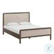 Hella Taupe Velvet Queen Upholstered Bed