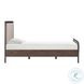 Hella Taupe Velvet Queen Upholstered Bed