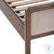 Hella Taupe Velvet Queen Upholstered Bed