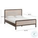 Hella Taupe Velvet Queen Upholstered Bed