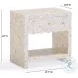 Piara Natural Mother of Pearl Inlaid Nightstand